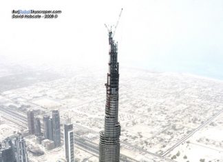 Фото строительства самого высокого здания — Burj Dubai (Бурдж Халифа)