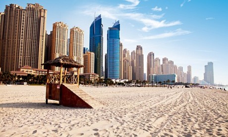 Пляж JBR в Дубаи