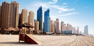 Дубай — город, где зимует лето! Пляж JBR в Дубаи