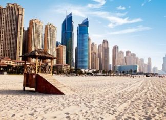 Дубай — город, где зимует лето! Пляж JBR в Дубаи