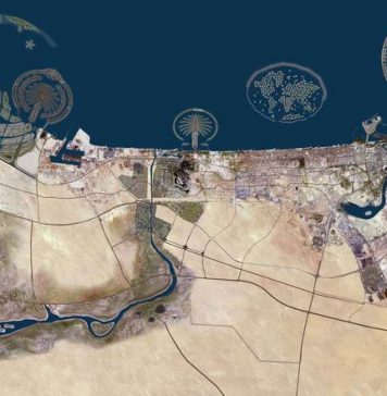 Фото Дубаи из космоса Дубаи из космоса