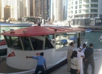 Водный трамвай в Дубаи свяжет районы Дубай Марина и Дубай крик Водный трамвай в Дубаи