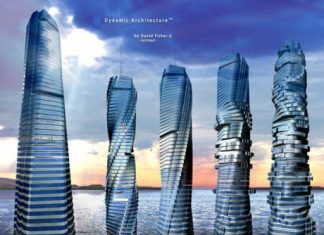 Вращающийся дом в Дубаи Вращающийся небоскреб в Дубаи