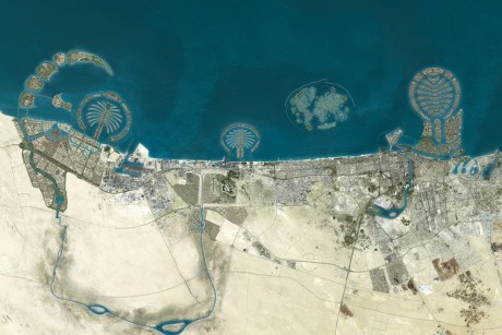 Насыпные острова Карта Мира в Дубаи