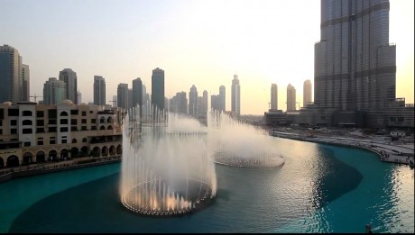 Поющий фонтан в Дубае