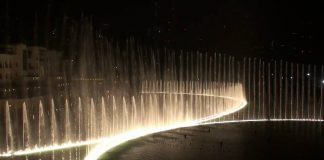 Поющий фонтан Дубаи