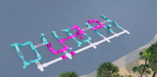 Самый большой в мире надувной аквапарк открыт в Дубае