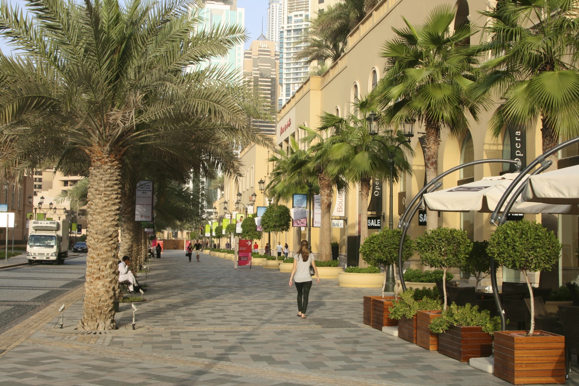 Улицы Дубая Фото