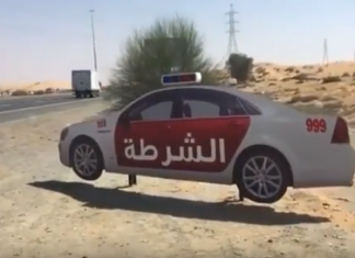 Вдоль дорог ОАЭ появились фейковые полицейские машины