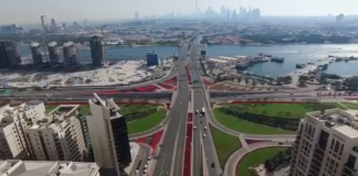 Видео: Дороги Дубая с высоты птичьего полета