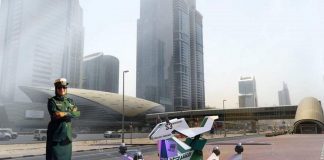 Полиция Дубаи приобрела летающие ховербайки Дроны в полиции Дубаи