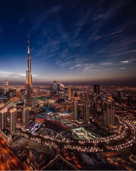 Наследный принц показал красоту Дубая на захватывающем фото