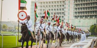 Полиция Дубая организовала крупнейший в мире конный парад