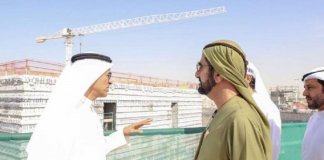 Шейх Мохаммед посетил стройку новой башни Дубай Крик (Видео)