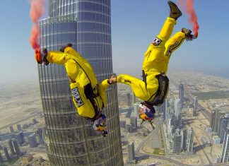 Дубайский экстрим прыжки с парашютом в Дубае